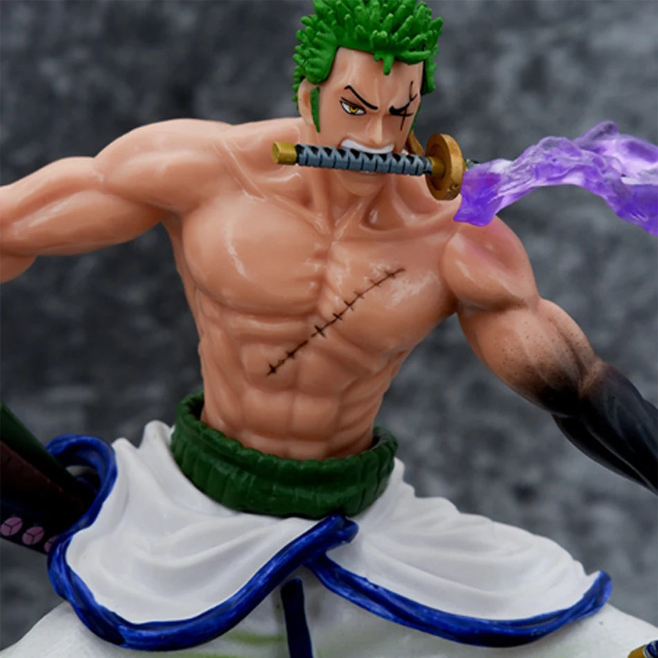 New 20cm One Piece Anime Figure GK Roronoa Zoro Action Figure PVC Collection Cartoon Model Doll Gift Toys Decoration