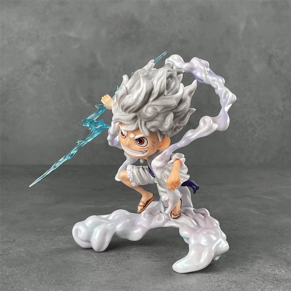 One Piece Anime Figure Toys SD Nika Luffy 5th Gear Awake Figurine 16CM PVC Action Figures Collection Model Ornaments Gifts Toys