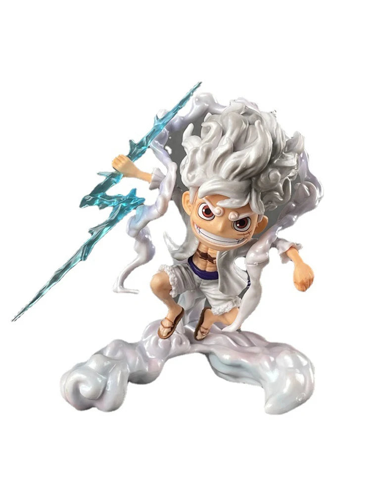 One Piece Anime Figure Toys SD Nika Luffy 5th Gear Awake Figurine 16CM PVC Action Figures Collection Model Ornaments Gifts Toys