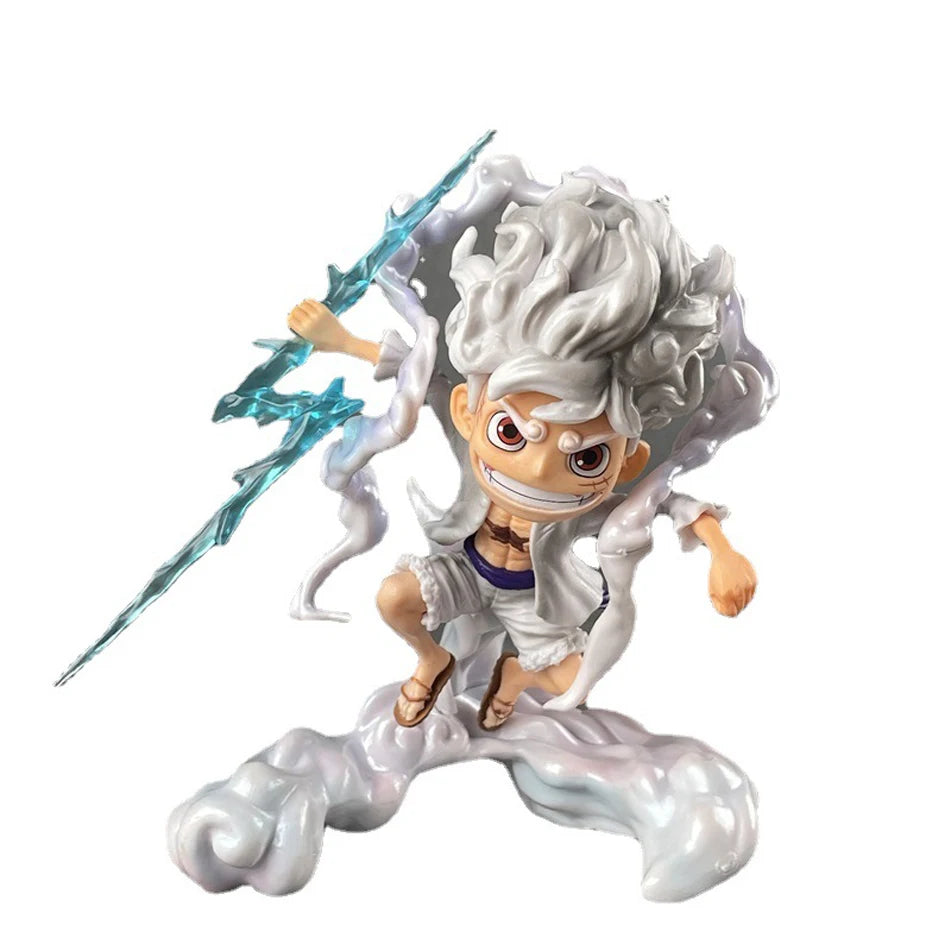 One Piece Anime Figure Toys SD Nika Luffy 5th Gear Awake Figurine 16CM PVC Action Figures Collection Model Ornaments Gifts Toys