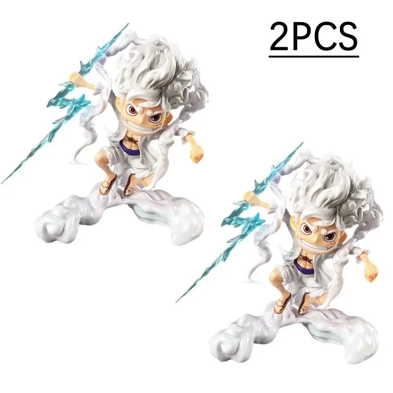 One Piece Anime Figure Toys SD Nika Luffy 5th Gear Awake Figurine 16CM PVC Action Figures Collection Model Ornaments Gifts Toys