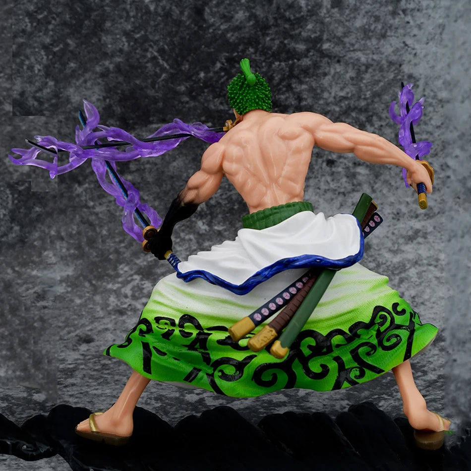 New 20cm One Piece Anime Figure GK Roronoa Zoro Action Figure PVC Collection Cartoon Model Doll Gift Toys Decoration