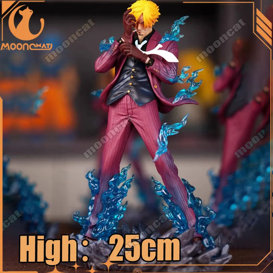 25cm Anime One Piece Figure Sanji Figures Tuanhui Sanji Figurine With Base Pvc Statue Collection Model Toys For Children Gifts