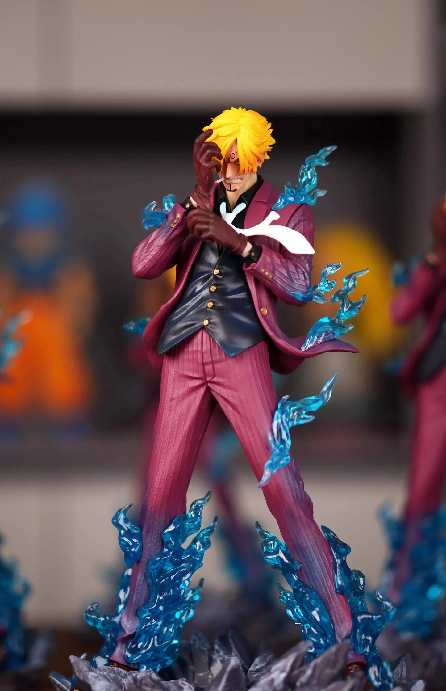 25cm Anime One Piece Figure Sanji Figures Tuanhui Sanji Figurine With Base Pvc Statue Collection Model Toys For Children Gifts