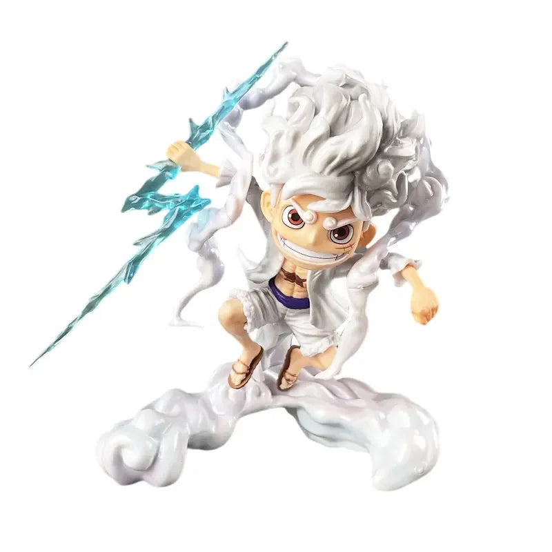 One Piece Anime Figure Toys SD Nika Luffy 5th Gear Awake Figurine 16CM PVC Action Figures Collection Model Ornaments Gifts Toys